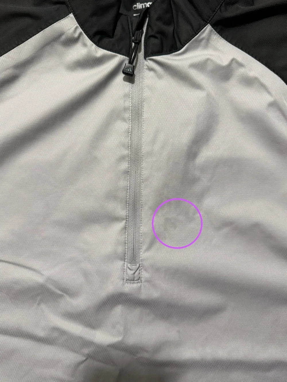 adidas Men's Climastorm Provisional Short Sleeve Rain Jacket Windbreaker Large